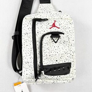 Jordan Crossbody Bag Collectors (3L) White/Red/Black Speckle MA0957-001, NWT